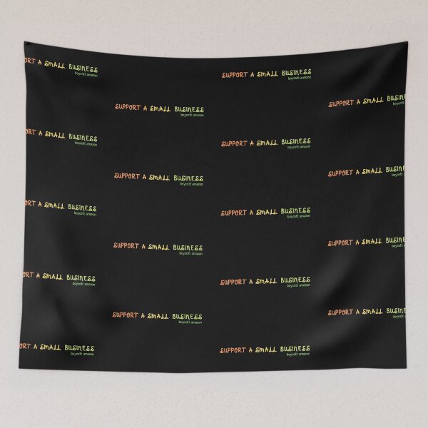 Item preview, SUPPORT A SMALL BUSINESS boycott amazon designed and sold by NomadMessenger.