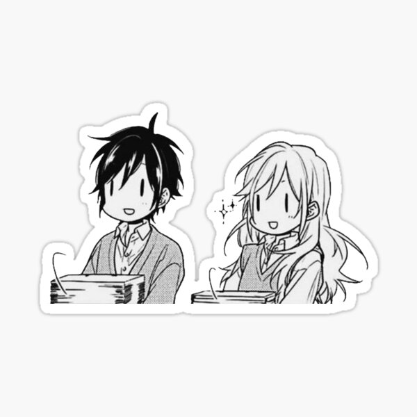 Horimiya helping Sticker