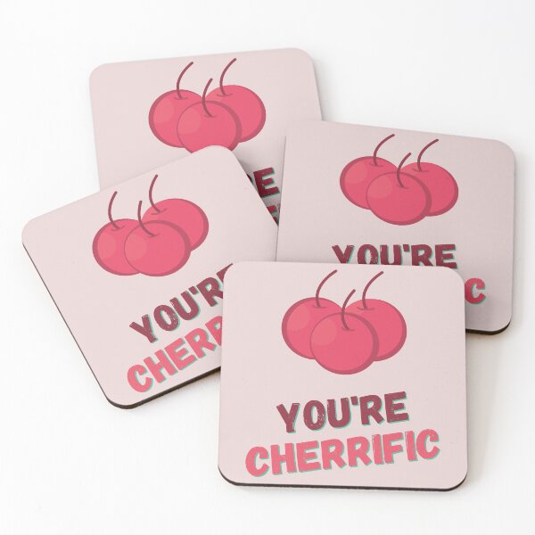 Item preview, Your're Cherrific,   You're terrific food pun designed and sold by GoodMoodFood.