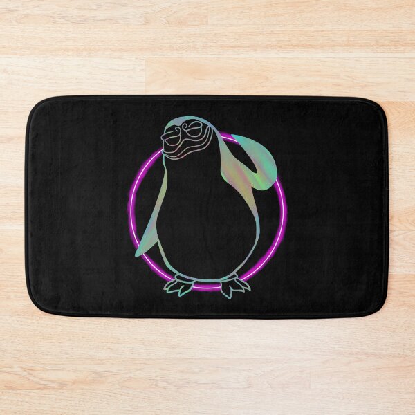 Item preview, Glowing penguin with neon and holographic effect. designed and sold by TrippydoProject.