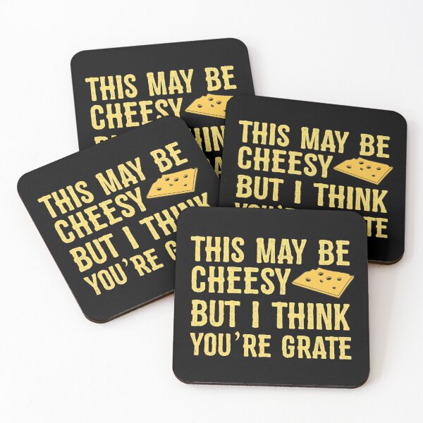 Item preview, This May Be Cheesy But I Think You're Grate, Funny Puns For Couples, Best Cheese Lover Gift designed and sold by UMED :).
