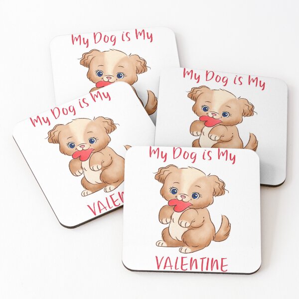 Item preview, My Dog Is My Valentine designed and sold by Clothing-Guru.