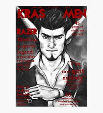 Razer Cover Kras Men Magazine Photographic Print