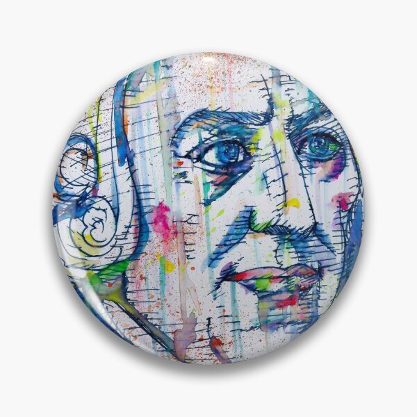 Item preview, ADAM SMITH watercolor and ink portrait designed and sold by lautir.