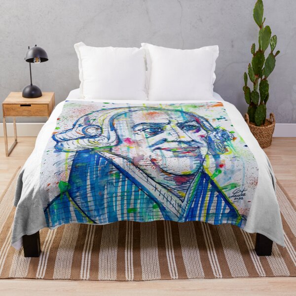 Item preview, ADAM SMITH watercolor and ink portrait designed and sold by lautir.