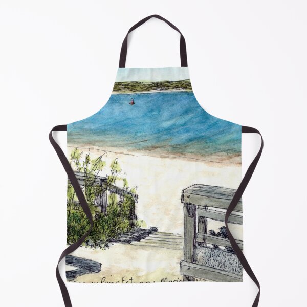 Item preview, Australian Scene - Snowy River Estuary, Marlo, Vic, Aus. designed and sold by Anne Huth.