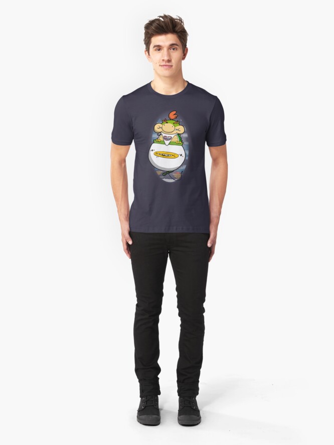 Alternate view of Joyriding dad's clown car Slim Fit T-Shirt