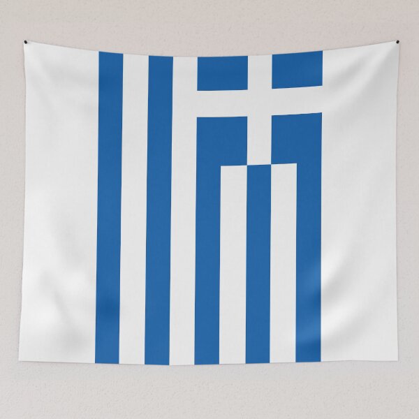 Item preview, Greek flag designed and sold by Nickolas Kyprianos.