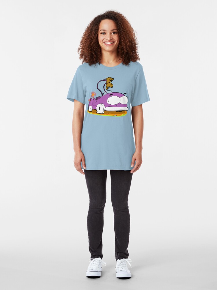 Alternate view of Prut prut the car Slim Fit T-Shirt