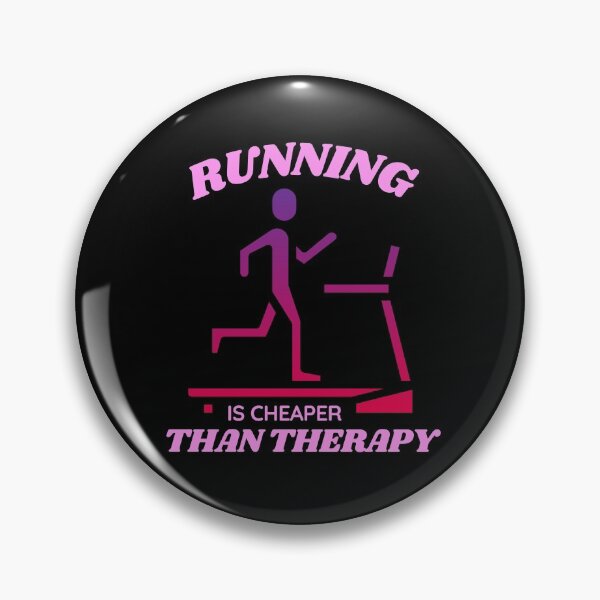 Item preview, RUNNING IS CHEAPER THAN THERAPY TREADMILL RUNNER designed and sold by ARUN VASWANI.