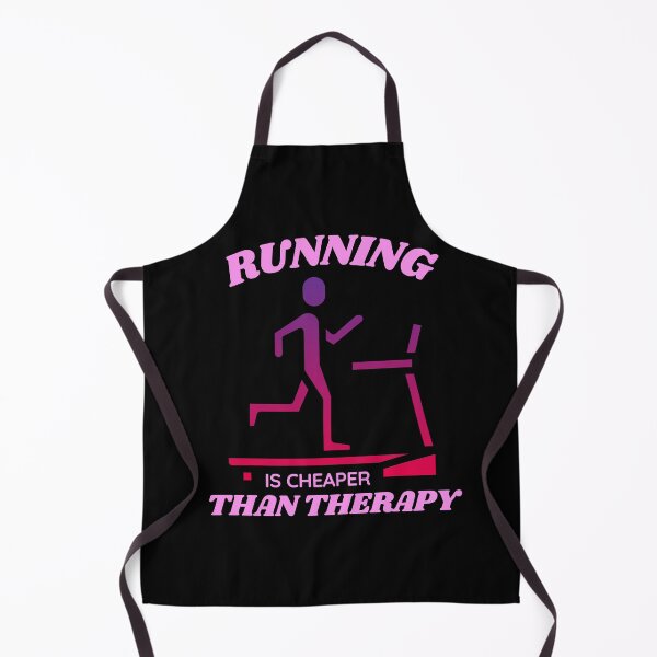 Item preview, RUNNING IS CHEAPER THAN THERAPY TREADMILL RUNNER designed and sold by ARUN VASWANI.