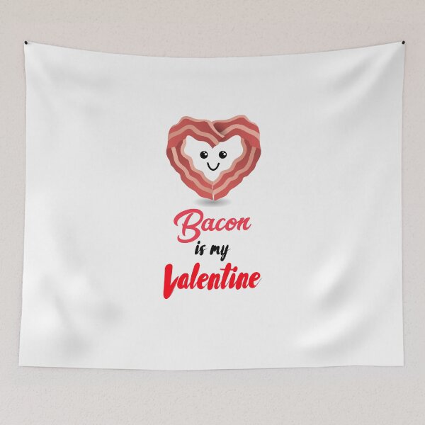 Item preview, Bacon is my valentine designed and sold by 30-Merch.
