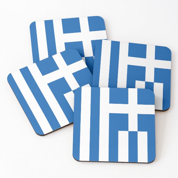 Item preview, Greek flag designed and sold by Nickolas Kyprianos.
