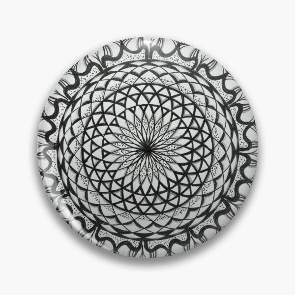 Item preview, Black and White Mandala designed and sold by adapleiades.