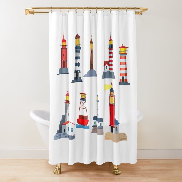 Lighthouse Shower Curtain
