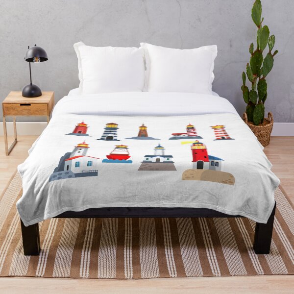 Lighthouse Throw Blanket