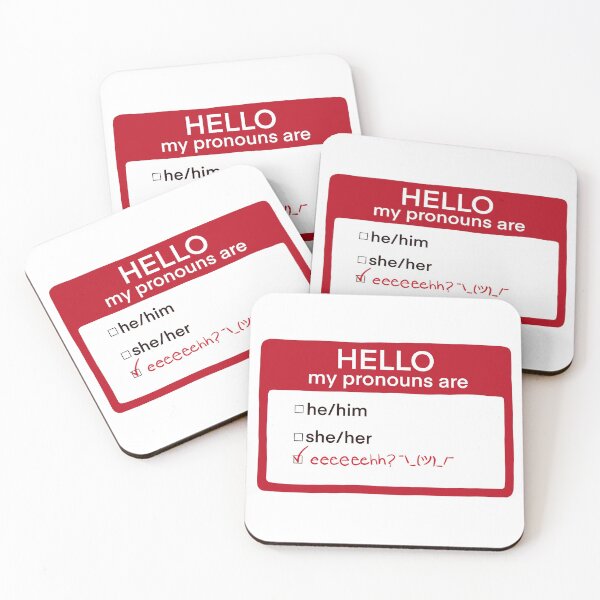 Item preview, Pronouns designed and sold by Bridget Serdock.