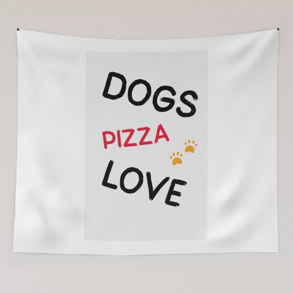 Item preview, Dogs Pizza Love designed and sold by formylovelydog.