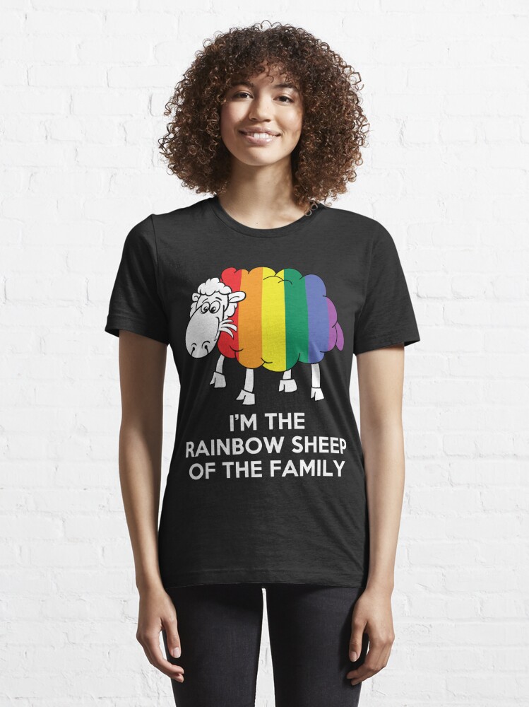 Thumbnail 6 of 7, Essential T-Shirt, I'm The Rainbow Sheep Of The Family T-Shirt designed and sold by wantneedlove.