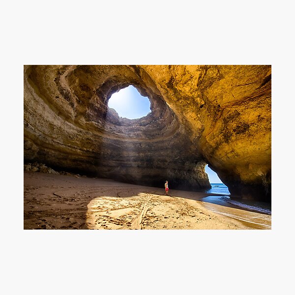 The benagil cave Photographic Print