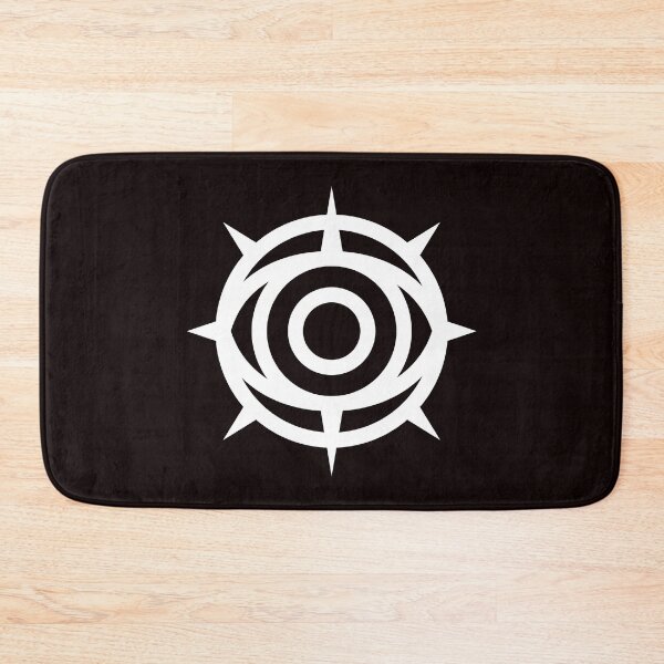 Item preview, White Geometric Sacred Symmetry Evil Eye designed and sold by G-Pet.