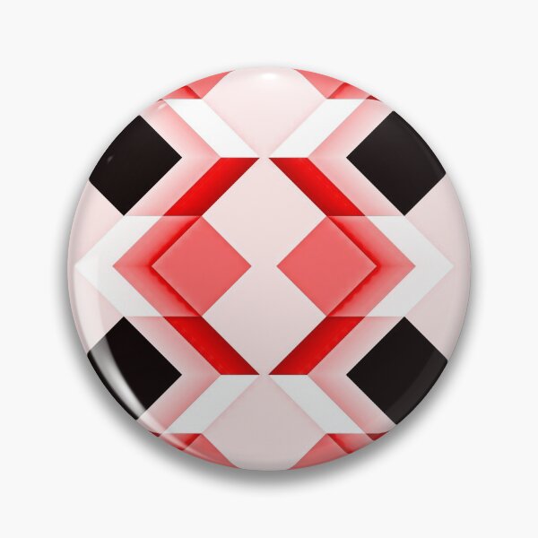 Item preview, Op art, diamonds, cuboids and cubes, reds designed and sold by aapshop.