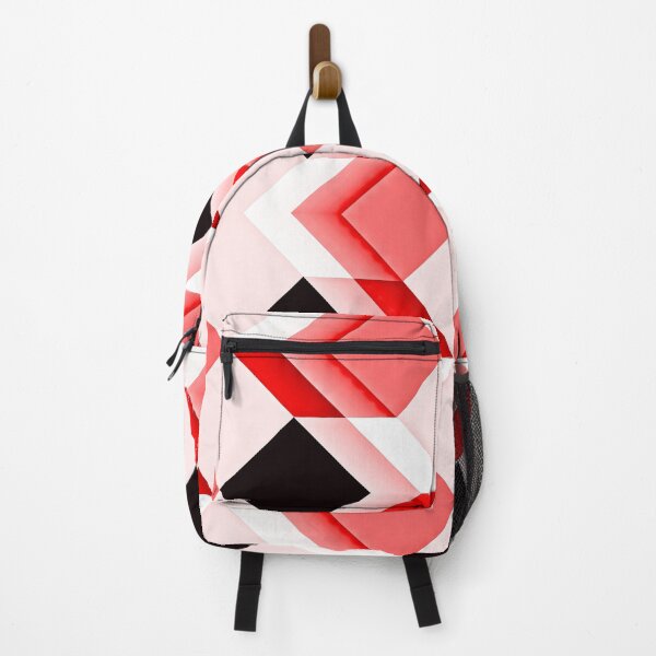 Item preview, Op art, diamonds, cuboids and cubes, reds designed and sold by aapshop.