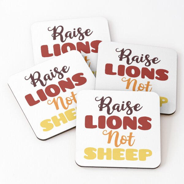 Item preview, Raise Lions Not Sheep - Be The Lion Not The Sheep - Trump Lion designed and sold by WonderWear.
