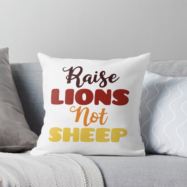 Item preview, Raise Lions Not Sheep - Be The Lion Not The Sheep - Trump Lion designed and sold by WonderWear.