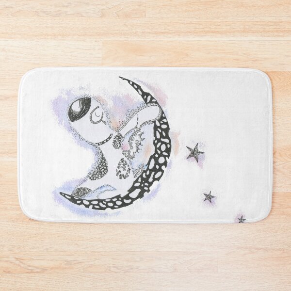Item preview, Dog on New Moon designed and sold by adapleiades.