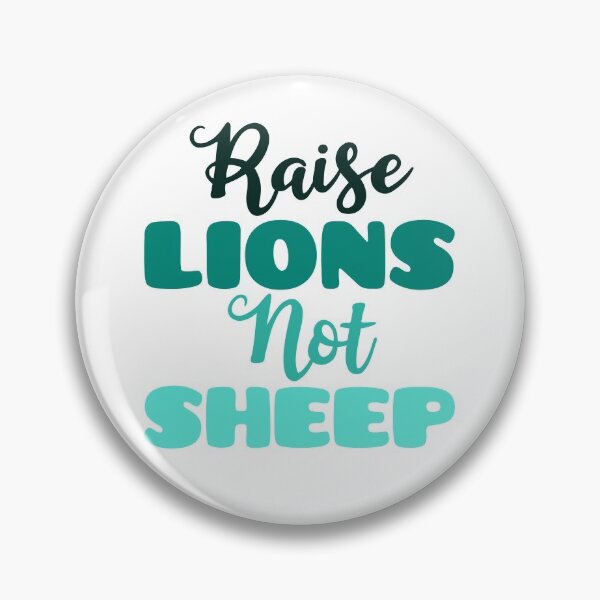 Item preview, Raise Lions Not Sheep - Be The Lion Not The Sheep - Trump Lion designed and sold by WonderWear.