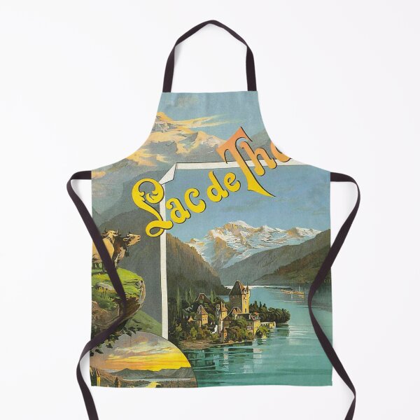Item preview, Thun Vintage Switzerland Poster Vintage Swiss designed and sold by cutesy.