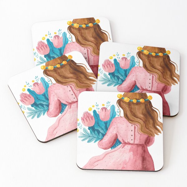 Item preview, Watercolor Summer Party and Beautiful Girl designed and sold by mshafiq25.