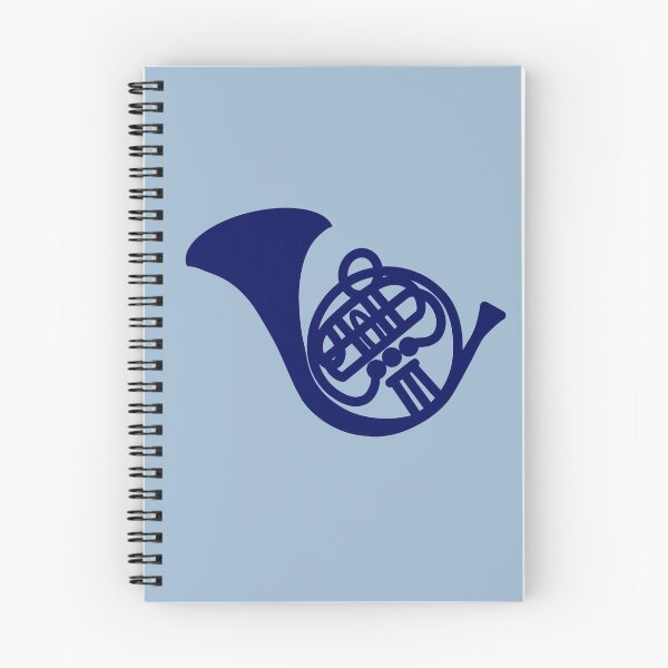 Item preview, Blue french horn designed and sold by CricketDoodles.