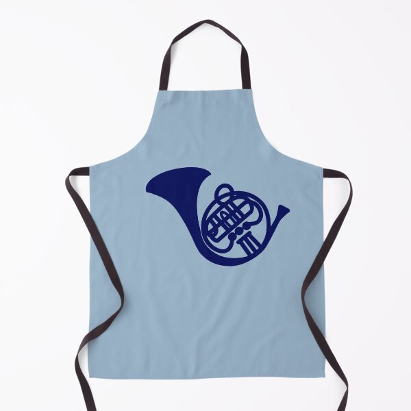 Item preview, Blue french horn designed and sold by CricketDoodles.