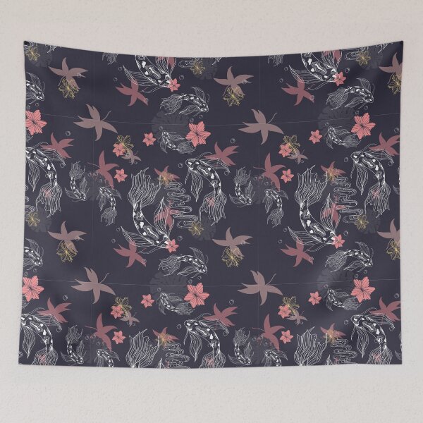 Item preview, Japanese Koi fish symbolize good luck designed and sold by Hatomomox.