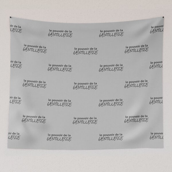 Item preview, Power of Kindness (in French) on gray background designed and sold by ZenNature.