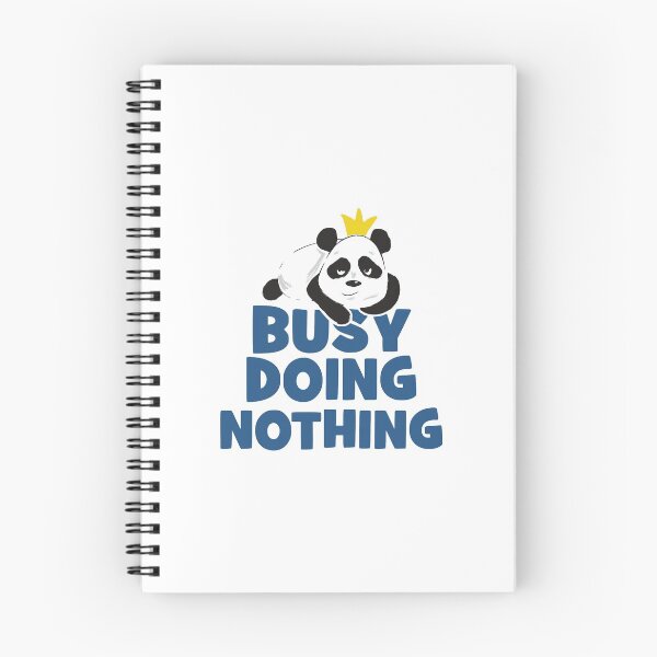 Item preview, Busy Doing Nothing Lazy Panda designed and sold by AdanicPro.