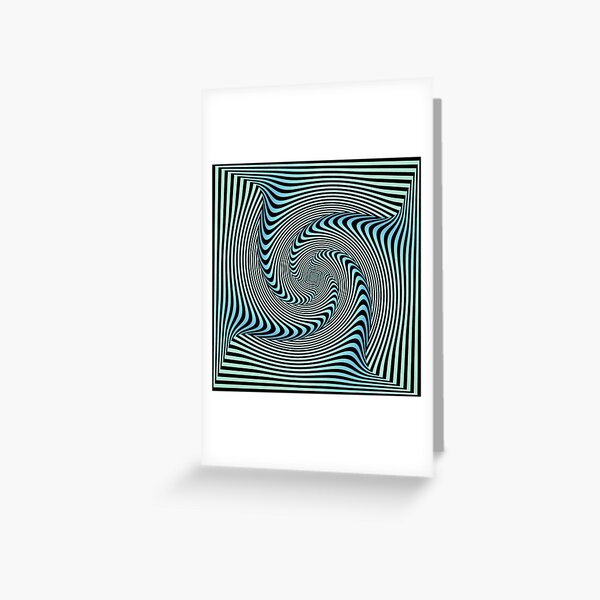 Optical Illusion Greeting Card