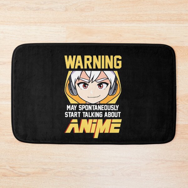 Item preview, Warning, May Spontaneously Start Talking About Anime - Japanese Anime, Webtoon designed and sold by styleofpop.
