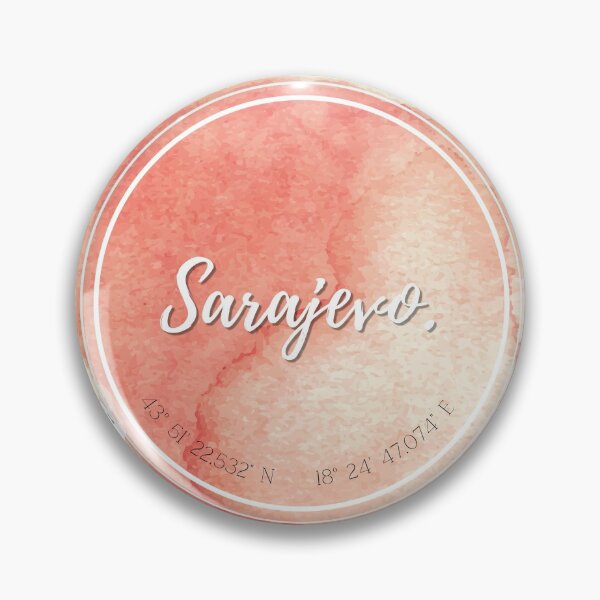 Item preview, Sarajevo (Bosnia): GPS coordinates designed and sold by DagShop.