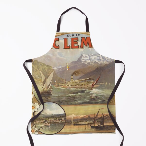 Item preview, Lac Leman Vintage Switzerland Poster Vintage Swiss designed and sold by cutesy.