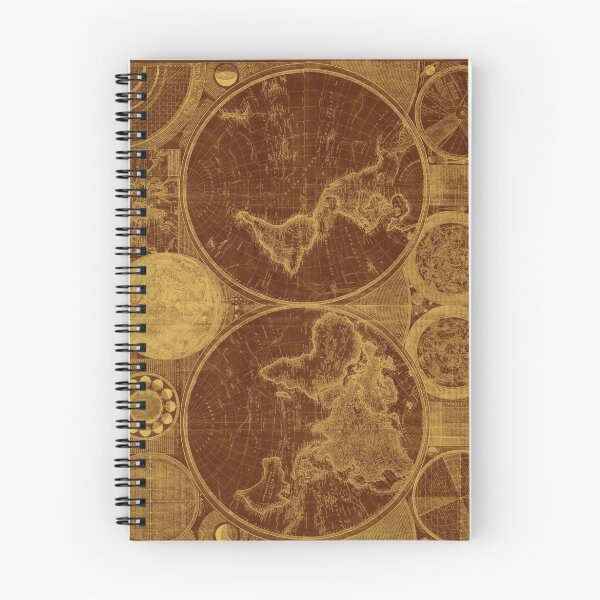 Item preview, World Map (1794) Brown & Light Brown designed and sold by BravuraMedia.