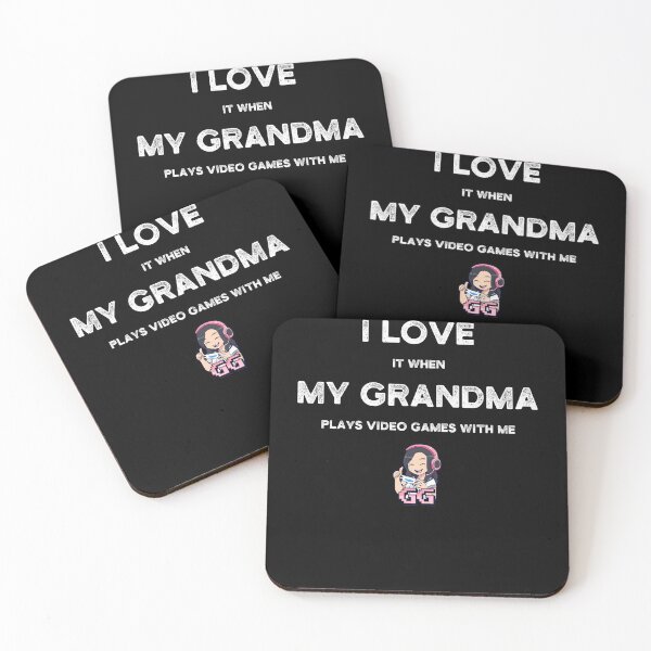 Item preview, I Love It When My GRANDMA Plays With Me - Gamer Gift designed and sold by yeknow.