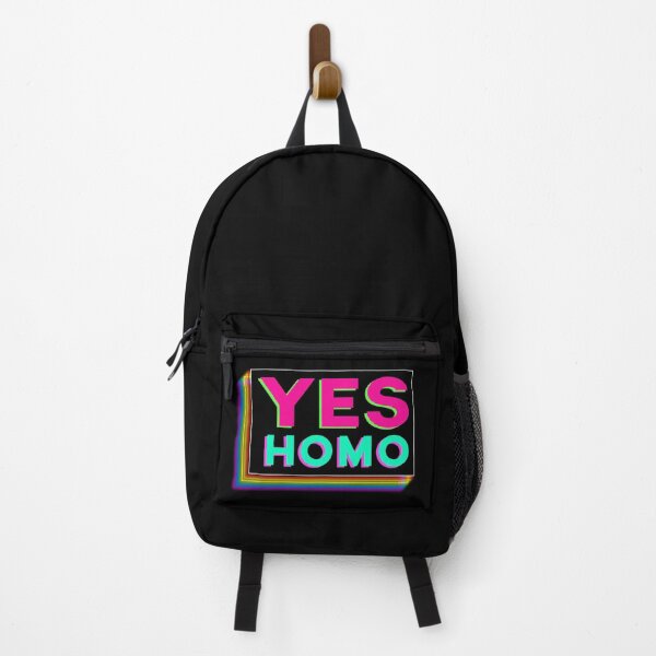 Item preview, Yes Homo No Homo Meme Gay Lgbtq Graphic Funny designed and sold by sillyquestions.