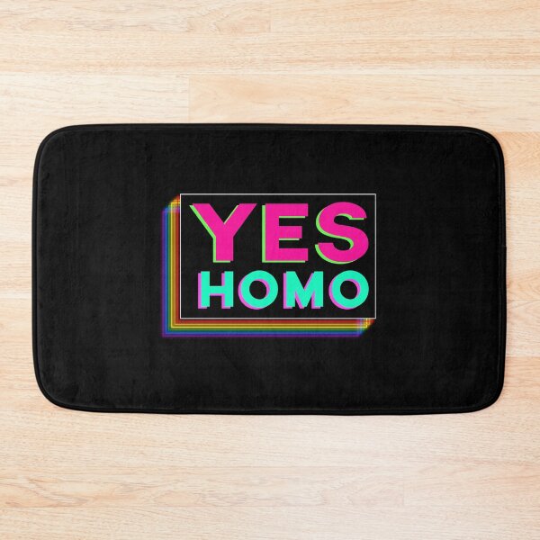Item preview, Yes Homo No Homo Meme Gay Lgbtq Graphic Funny designed and sold by sillyquestions.