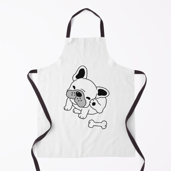 Item preview, French Bulldog scratching with bone designed and sold by adesignworld.