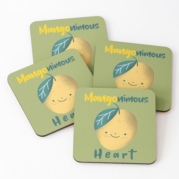 Item preview, Big Heart Mango Pun designed and sold by Life Is Beautiful.