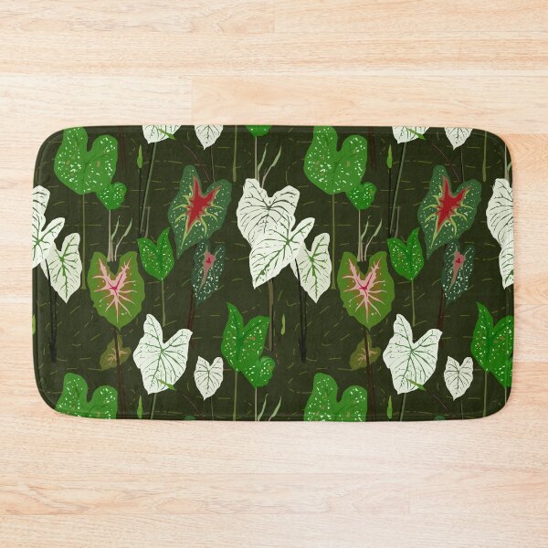 Item preview, Caladium Plant Varieties Pattern - Spider Plant Pattern - Caladium Bicolor Plant -  White Caladium Plant - Tropical Plant Botanical Pattern designed and sold by dpeepowl.