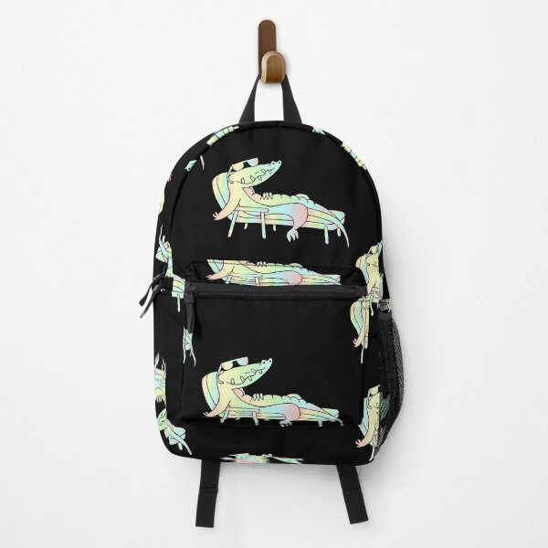 Item preview, Crocodile Sunning Design pastel designed and sold by Paula Helit.